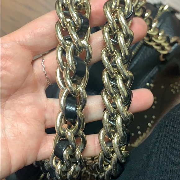 Gold Studded Chain Bag - Picture 4 of 11